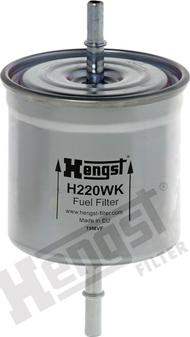Hengst Filter H220WK - Топливный фильтр autospares.lv