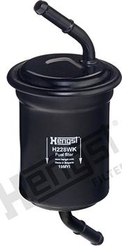 Hengst Filter H228WK - Топливный фильтр autospares.lv