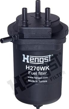 Hengst Filter H270WK - Топливный фильтр autospares.lv