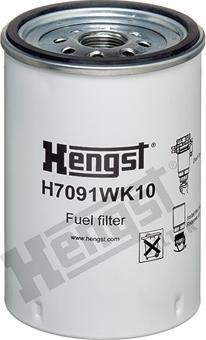 Hengst Filter H7091WK10 - Топливный фильтр autospares.lv