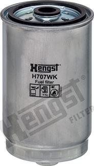 Hengst Filter H707WK - Топливный фильтр autospares.lv