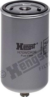 Hengst Filter H70WDK06 - Топливный фильтр autospares.lv