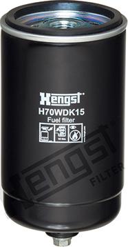 Hengst Filter H70WDK15 - Топливный фильтр autospares.lv