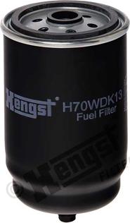 Hengst Filter H70WDK13 - Топливный фильтр autospares.lv