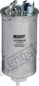 Hengst Filter H70WK08 - Топливный фильтр autospares.lv