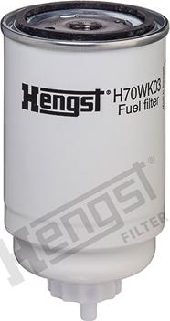 Hengst Filter H70WK03 - Топливный фильтр autospares.lv