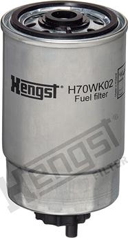 Hengst Filter H70WK02 - Топливный фильтр autospares.lv