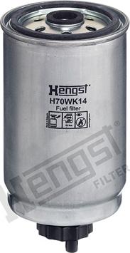 Hengst Filter H70WK14 - Топливный фильтр autospares.lv
