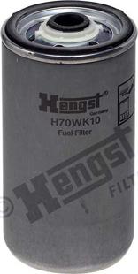 Hengst Filter H70WK10 - Топливный фильтр autospares.lv