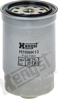Hengst Filter H70WK13 - Топливный фильтр autospares.lv