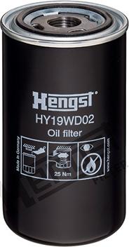 Hengst Filter HY19WD02 - Масляный фильтр autospares.lv