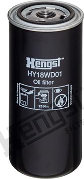 Hengst Filter HY18WD01 - Масляный фильтр autospares.lv