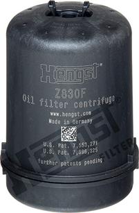 Hengst Filter Z830F D253 - Масляный фильтр autospares.lv