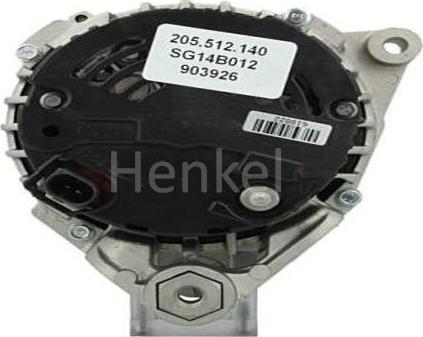 Henkel Parts 3114898 - Генератор autospares.lv