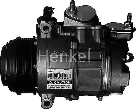 Henkel Parts 7113480R - Компрессор кондиционера autospares.lv