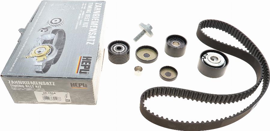 Hepu 20-1914 - Комплект зубчатого ремня ГРМ autospares.lv