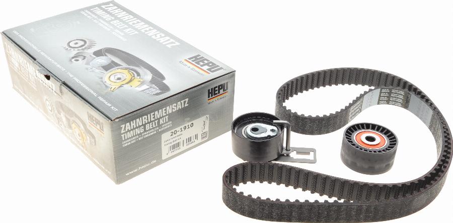 Hepu 20-1910 - Комплект зубчатого ремня ГРМ autospares.lv