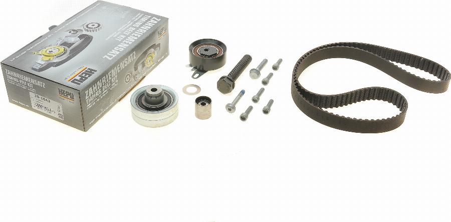 Hepu 20-1643 - Комплект зубчатого ремня ГРМ autospares.lv