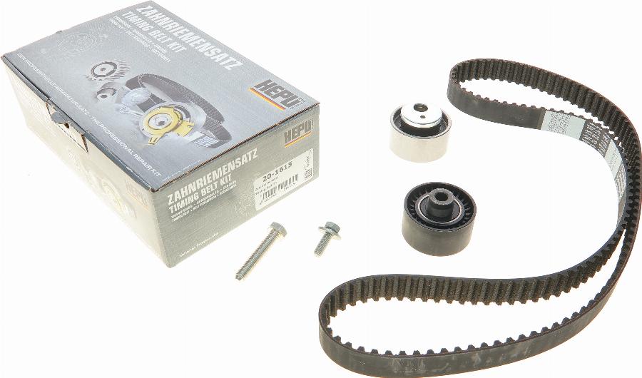 Hepu 20-1615 - Комплект зубчатого ремня ГРМ autospares.lv