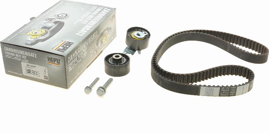 Hepu 20-1618 - Комплект зубчатого ремня ГРМ autospares.lv