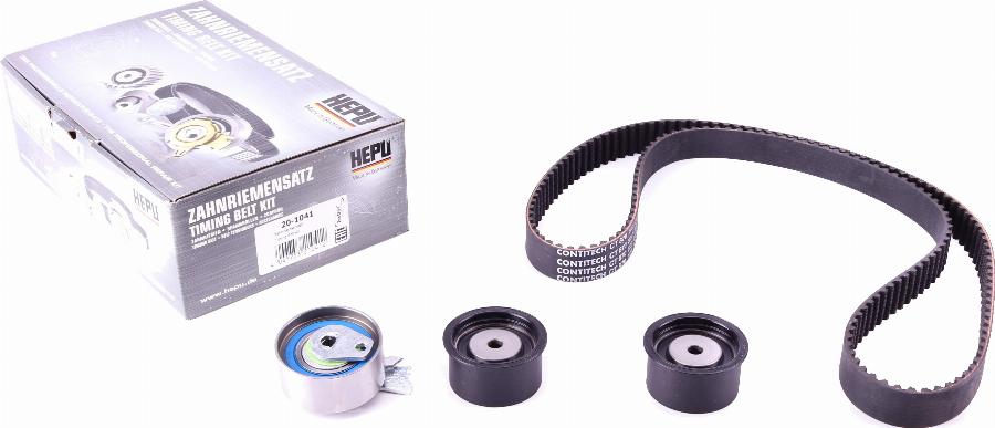 Hepu 20-1041 - Комплект зубчатого ремня ГРМ autospares.lv