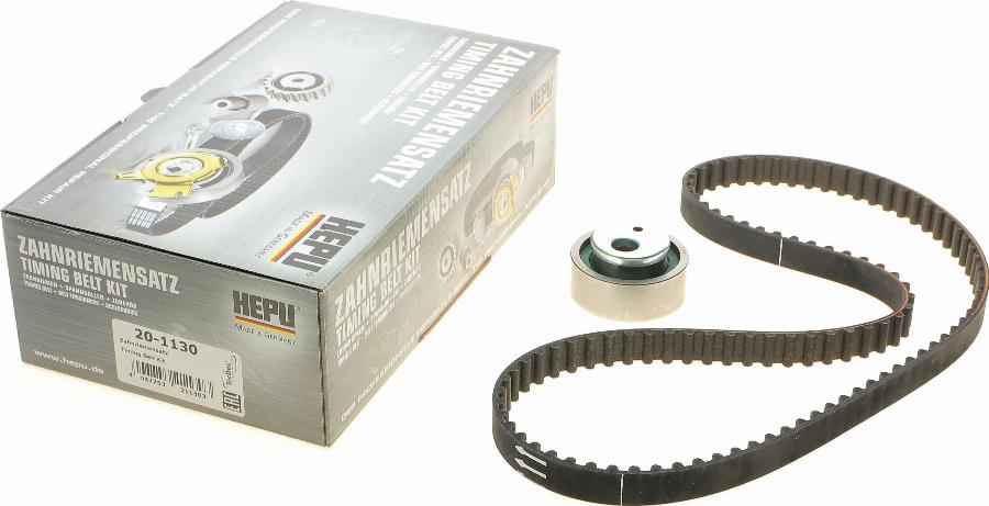 Hepu 20-1130 - Комплект зубчатого ремня ГРМ autospares.lv