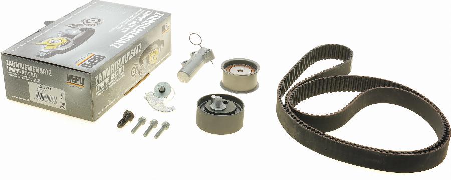 Hepu 20-1177 - Комплект зубчатого ремня ГРМ autospares.lv