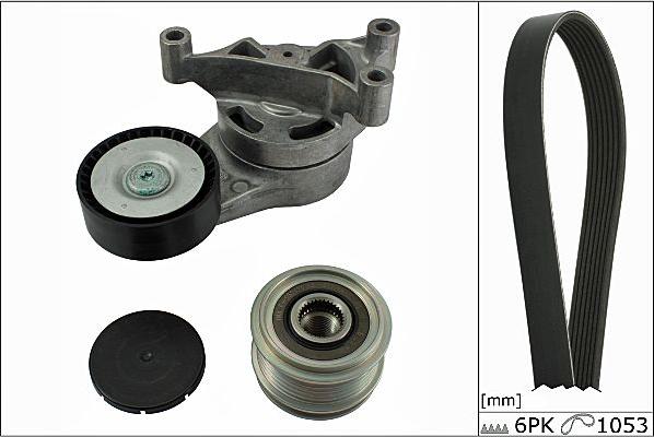 Hepu 20-1849 - Поликлиновый ременный комплект autospares.lv