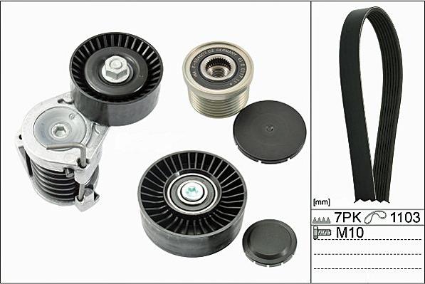 Hepu 20-1864 - Поликлиновый ременный комплект autospares.lv