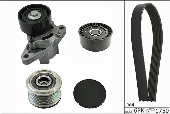 Hepu 20-1867 - Поликлиновый ременный комплект autospares.lv