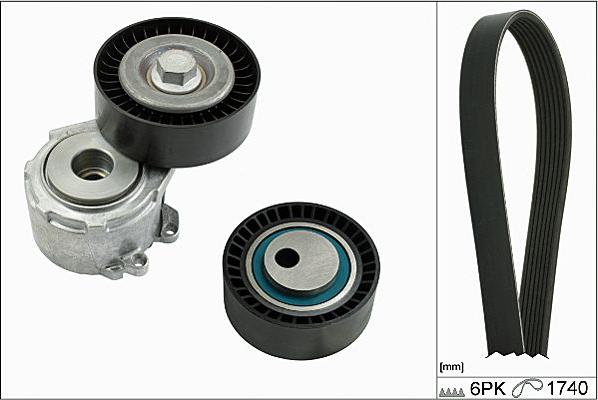 Hepu 20-1809 - Поликлиновый ременный комплект autospares.lv