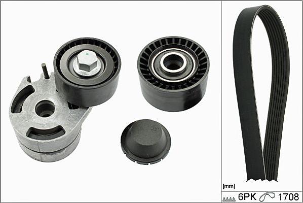 Hepu 20-1807 - Поликлиновый ременный комплект autospares.lv