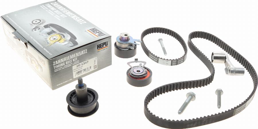 Hepu 20-1347 - Комплект зубчатого ремня ГРМ autospares.lv