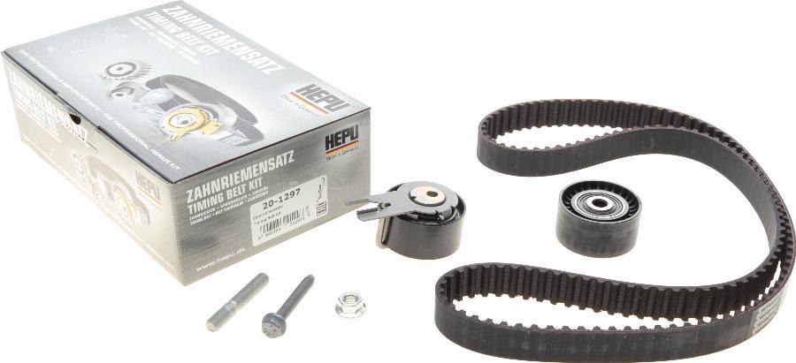 Hepu 20-1297 - Комплект зубчатого ремня ГРМ autospares.lv