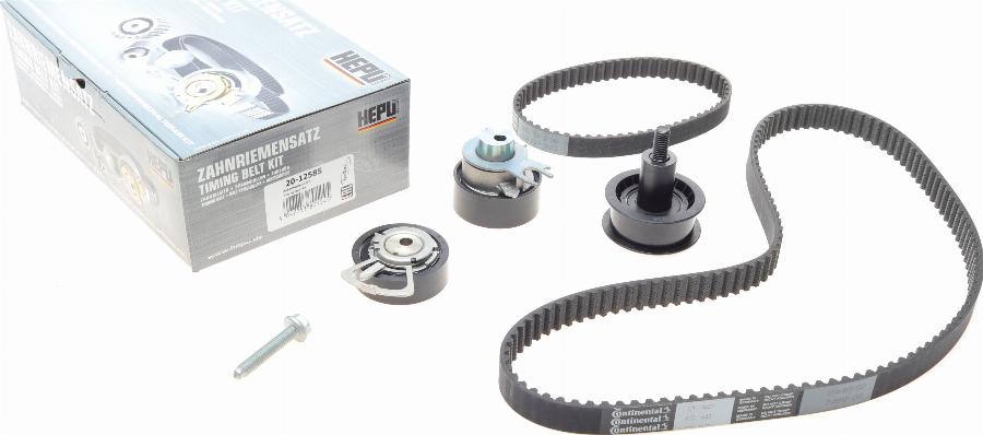 Hepu 20-1258S - Комплект зубчатого ремня ГРМ autospares.lv