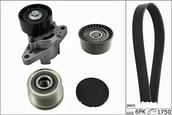 Hepu 20-1769 - Поликлиновый ременный комплект autospares.lv