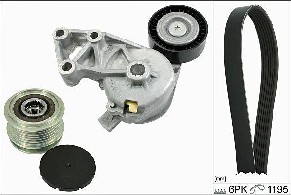 Hepu 20-1782 - Поликлиновый ременный комплект autospares.lv