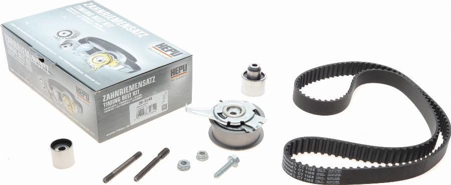 Hepu 20-2145 - Комплект зубчатого ремня ГРМ autospares.lv