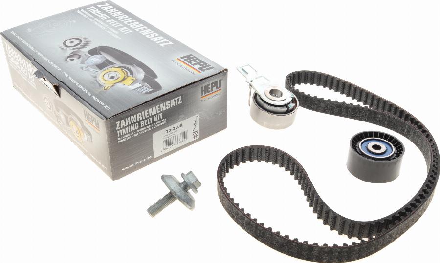 Hepu 20-2100 - Комплект зубчатого ремня ГРМ autospares.lv