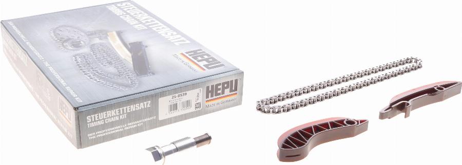 Hepu 21-0539 - Комплект цепи привода распредвала autospares.lv
