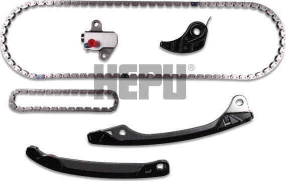 Hepu 21-0615 - Комплект цепи привода распредвала autospares.lv