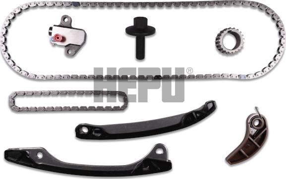 Hepu 21-0617 - Комплект цепи привода распредвала autospares.lv