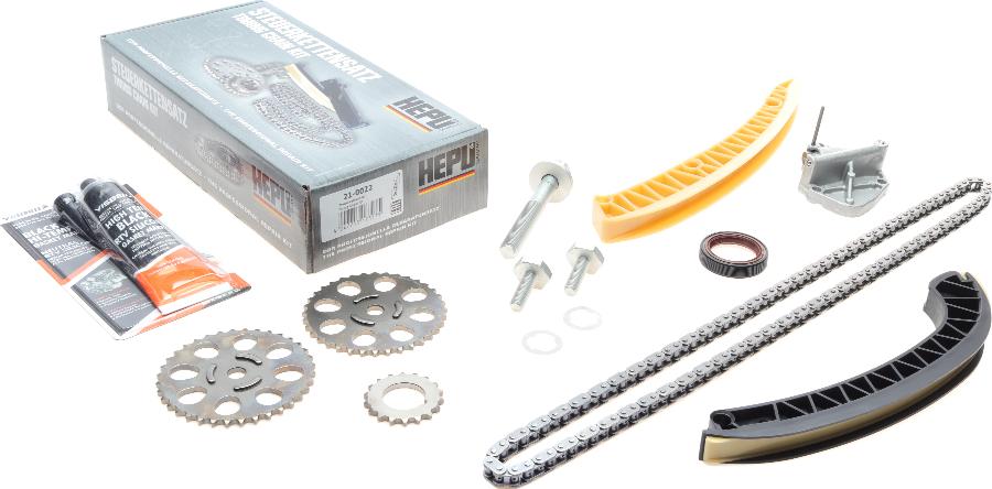 Hepu 21-0022 - Комплект цепи привода распредвала autospares.lv