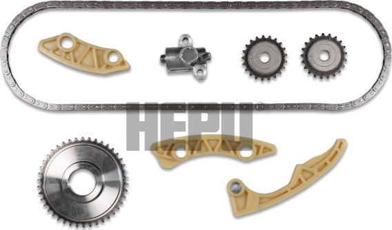 Hepu 21-0188 - Комплект цепи привода распредвала autospares.lv