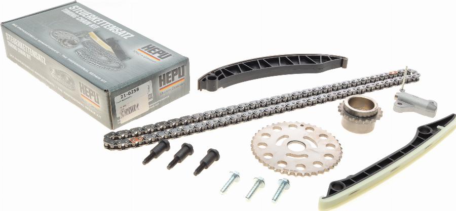 Hepu 21-0258 - Комплект цепи привода распредвала autospares.lv