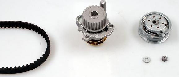 Hepu PK05470 - Водяной насос + комплект зубчатого ремня ГРМ autospares.lv