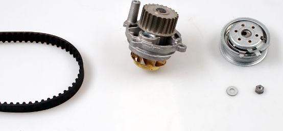 Hepu PK05720 - Водяной насос + комплект зубчатого ремня ГРМ autospares.lv