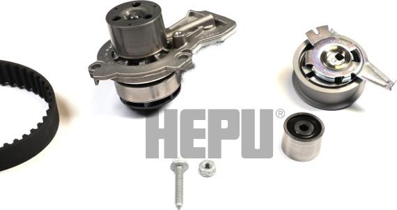 Hepu PK06790M - Водяной насос + комплект зубчатого ремня ГРМ autospares.lv