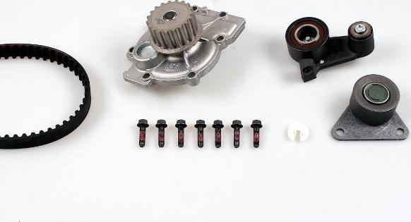 Hepu PK00565 - Водяной насос + комплект зубчатого ремня ГРМ autospares.lv