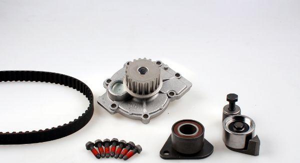 Hepu PK00568 - Водяной насос + комплект зубчатого ремня ГРМ autospares.lv